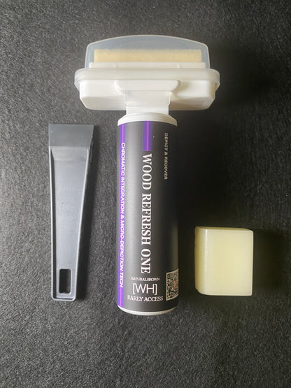 WRO + WRF セット ——補修して、守る。一本完結の木部ケア