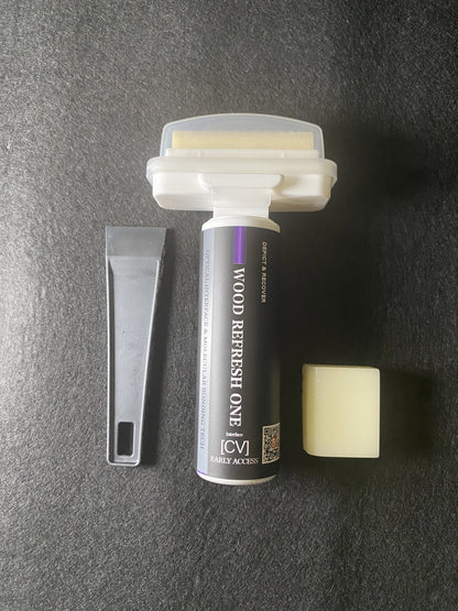 WRO + WRF セット ——補修して、守る。一本完結の木部ケア